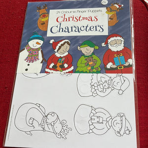 CHRISTMAS CHARACTERS FINGER PUPPETS