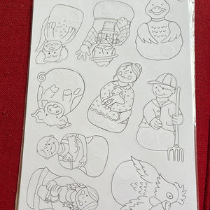 COLOUR IN FINGER PUPPETS