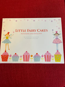 LITTLE FAIRY CAKES WRITING PAPER AND ENVELOPES