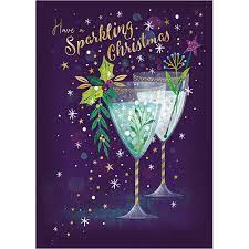 HAVE A SPARKLING CHRISTMAS  (PACK OF 8)