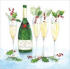 CHAMPAGNE CHRISTMAS (PACK OF 8)
