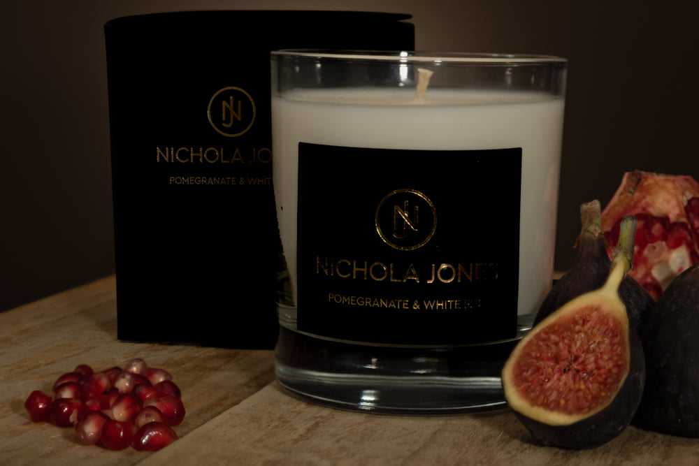 POMEGRANATE AND WHITE FIG CANDLE