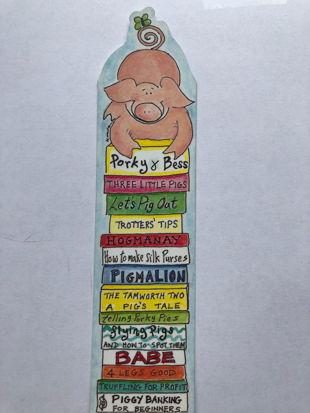 PORKY AND BESS BOOKMARK