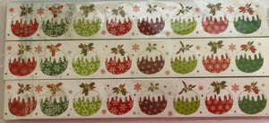 CHRISTMAS PUDDINGS PAPER CHAIN