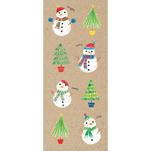 SNOWMEN (PACK OF 8)