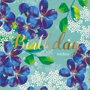 BIRTHDAY WISHES (CLEMATIS)