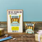 Pop Out 100th Birthday Card