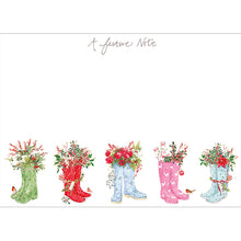Load image into Gallery viewer, Festive Wellies Notecards (Pk 10) Brands
