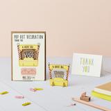 Pop Out Thank You Greeting Card