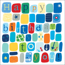 Load image into Gallery viewer, Blue Happy Birthday
