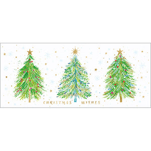 THREE CHRISTMAS TREES (PACK OF 8)